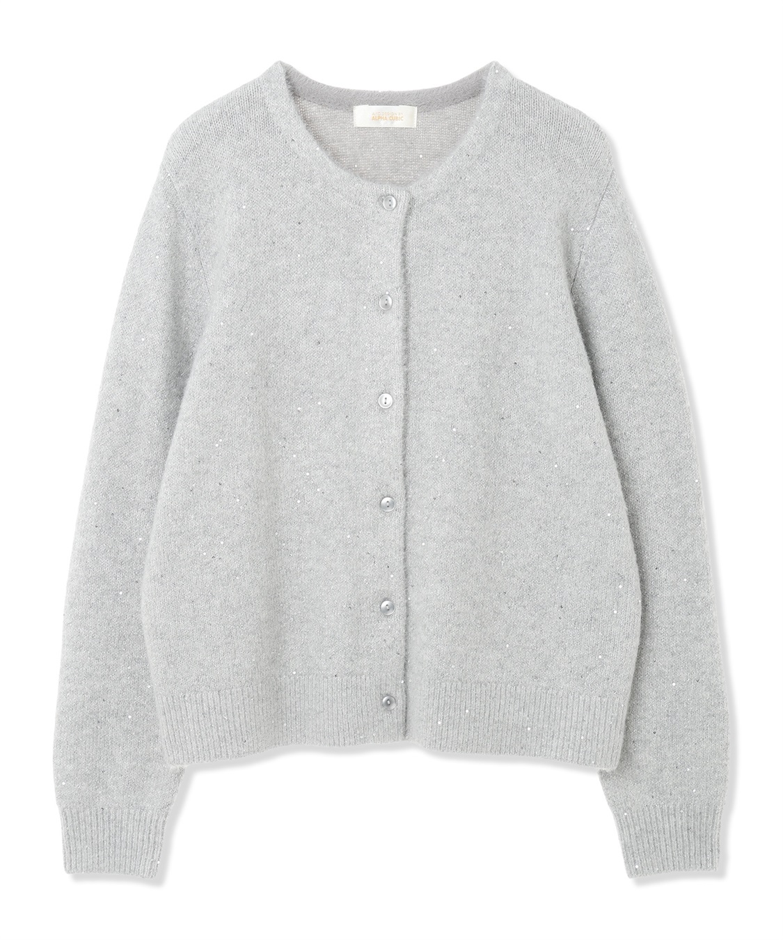 A/C DESIGN BY ALPHA CUBIC スパンコールニットカーディガン_sub_14