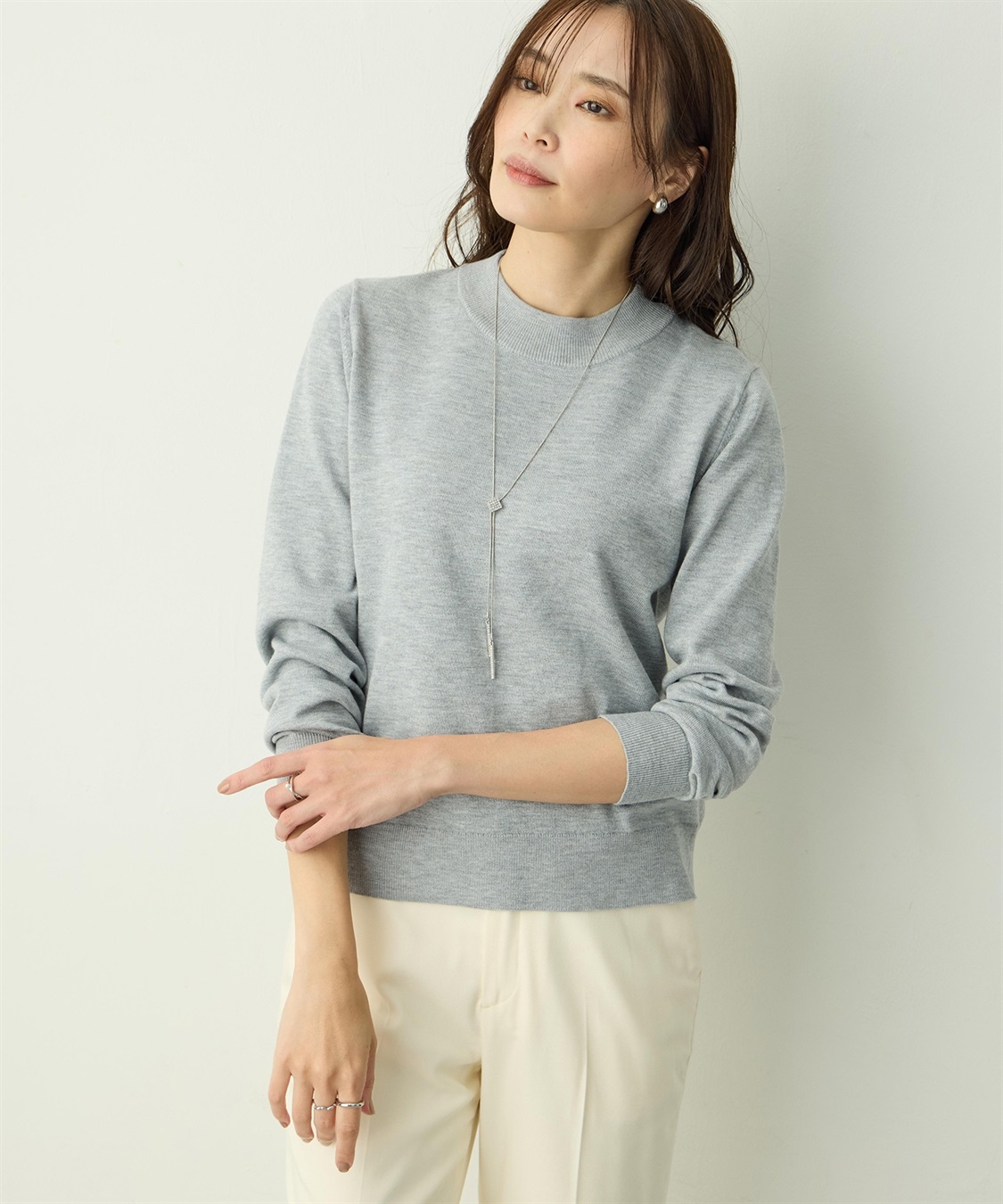 A/C DESIGN BY ALPHA CUBIC ベーシックニットプルオーバー_sub_4