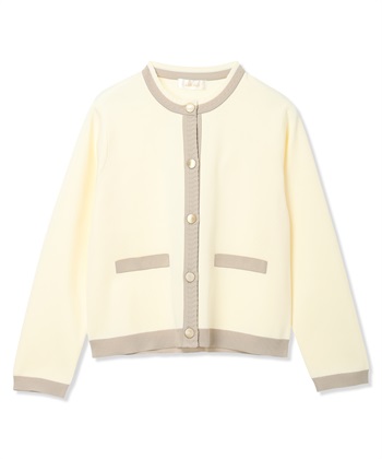 A/C DESIGN BY ALPHA CUBIC バイカラーニットカーディガン【ハンドウォッシャブル】_subthumb_18