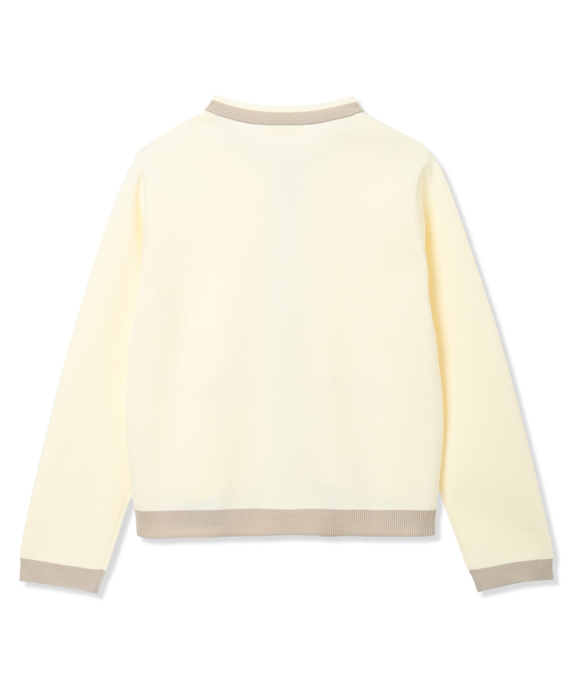 A/C DESIGN BY ALPHA CUBIC バイカラーニットカーディガン【ハンドウォッシャブル】_sub_19