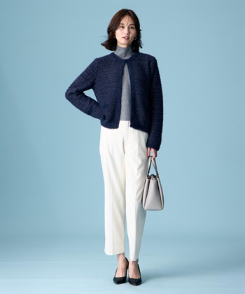 A/C DESIGN BY ALPHA CUBIC バイカラーニットカーディガン_subthumb_7