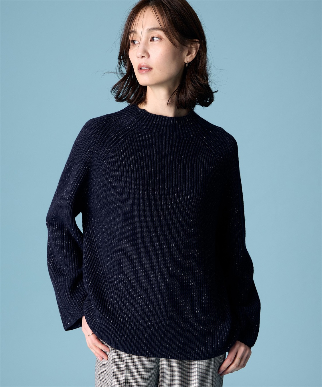 A/C DESIGN BY ALPHA CUBIC ラメニットプルオーバー_sub_1