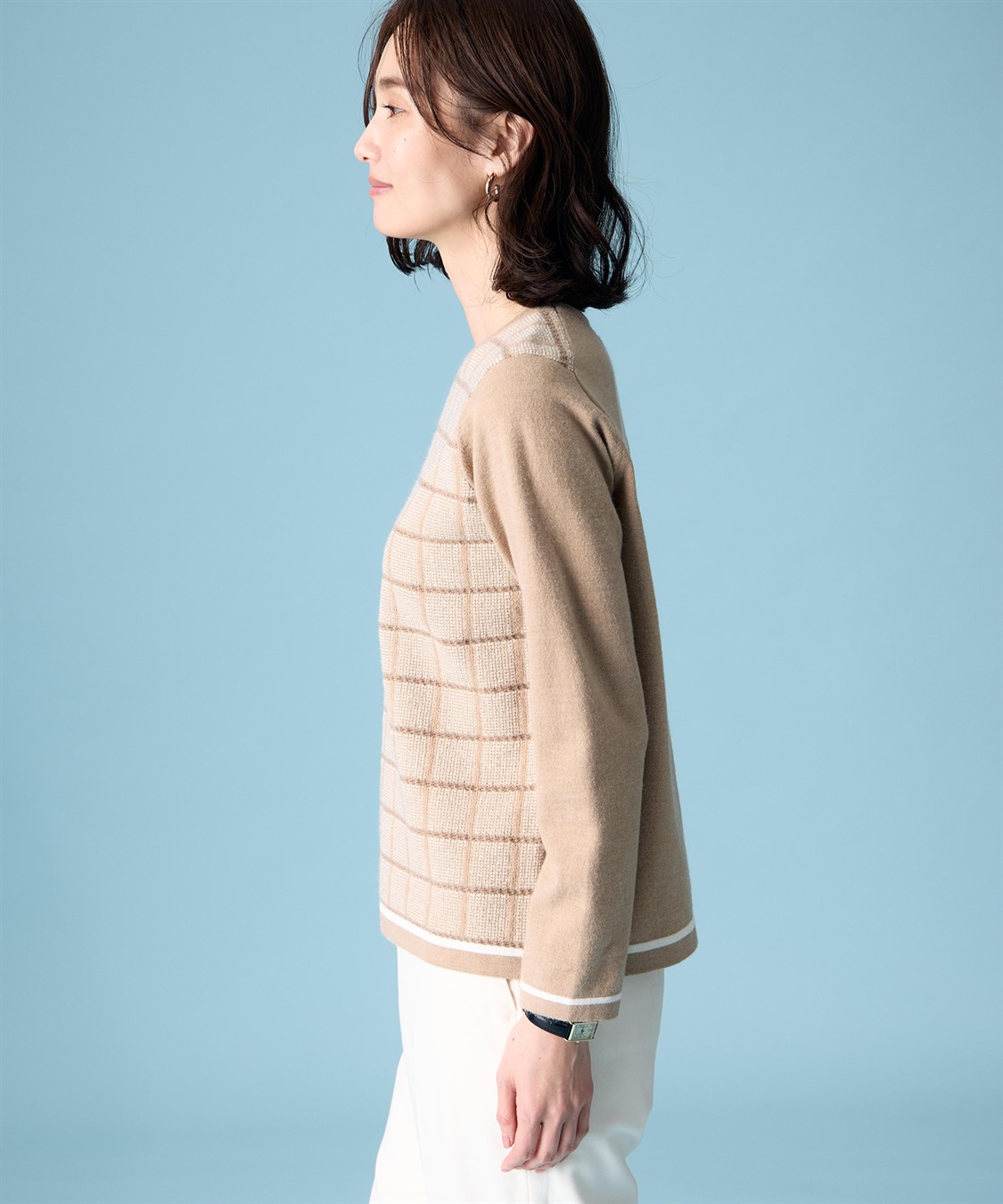 A/C DESIGN BY ALPHA CUBIC フロントジャガードプルオーバー_sub_1