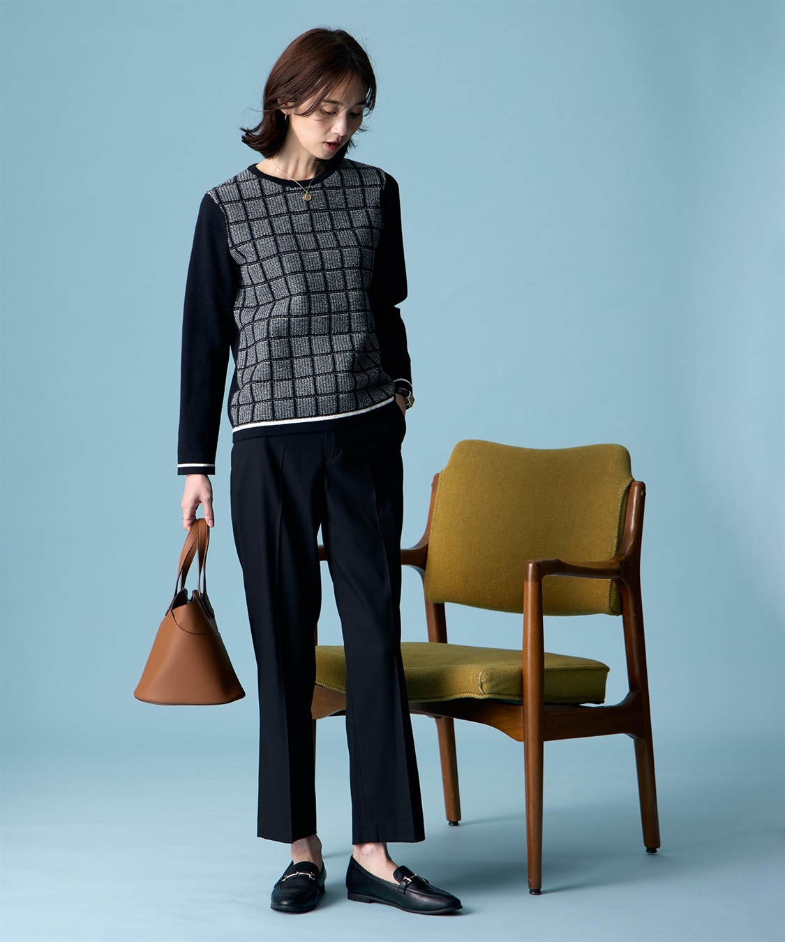 A/C DESIGN BY ALPHA CUBIC フロントジャガードプルオーバー_sub_9