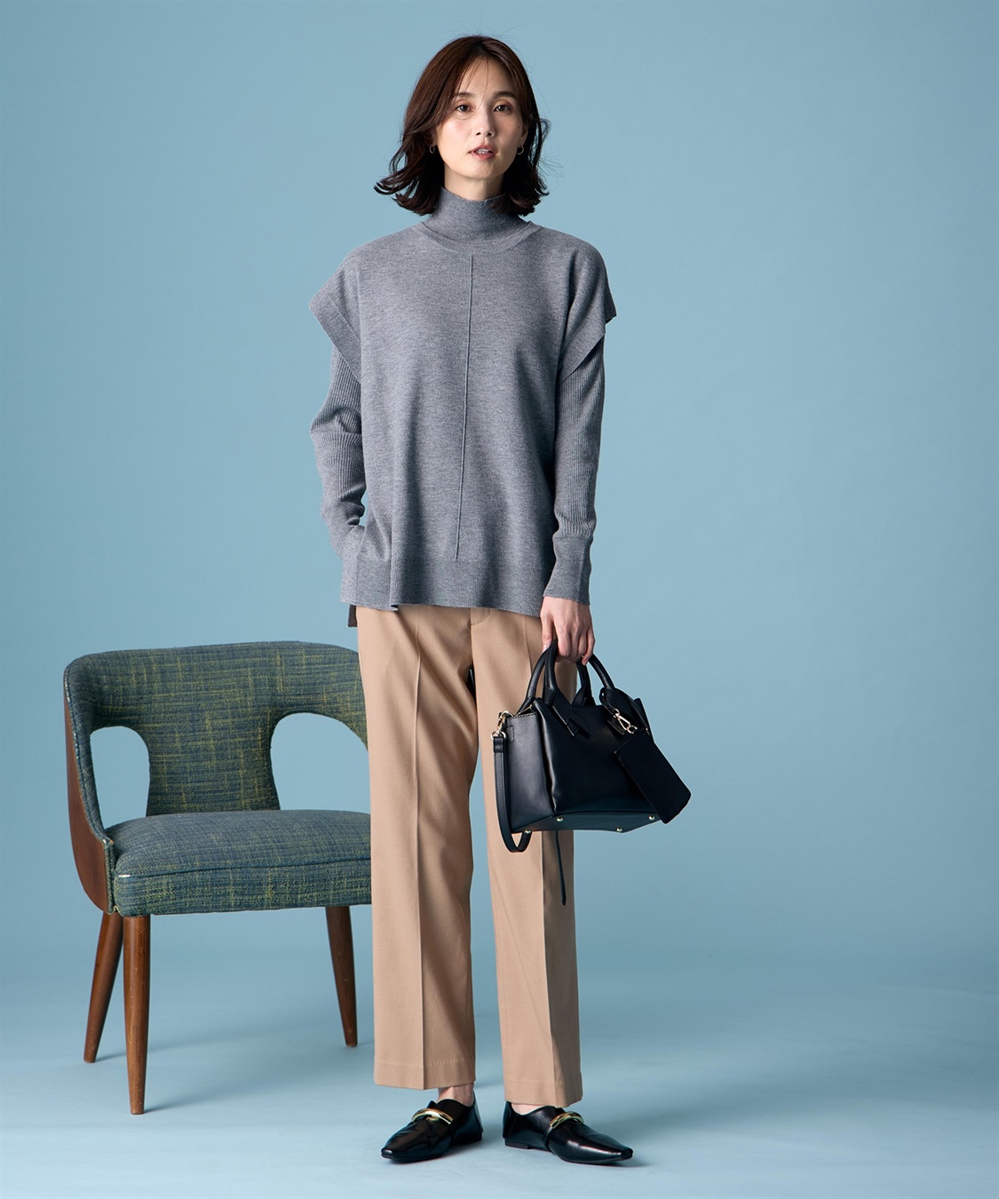 A/C DESIGN BY ALPHA CUBIC ニットアンサンブル_sub_11