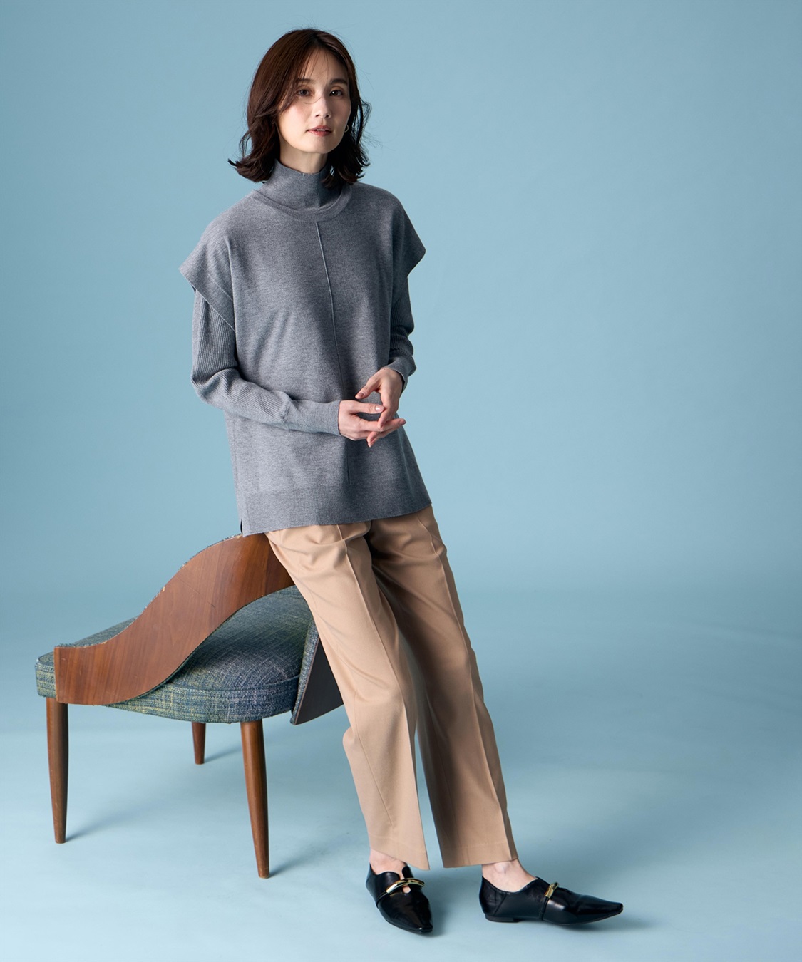 A/C DESIGN BY ALPHA CUBIC ニットアンサンブル_sub_13