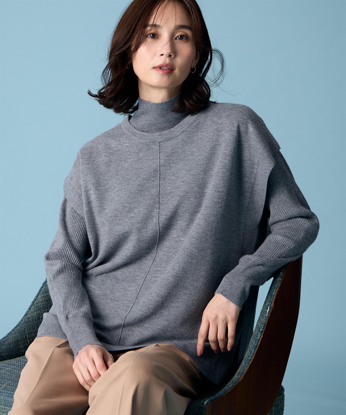 A/C DESIGN BY ALPHA CUBIC ニットアンサンブル_sub_16