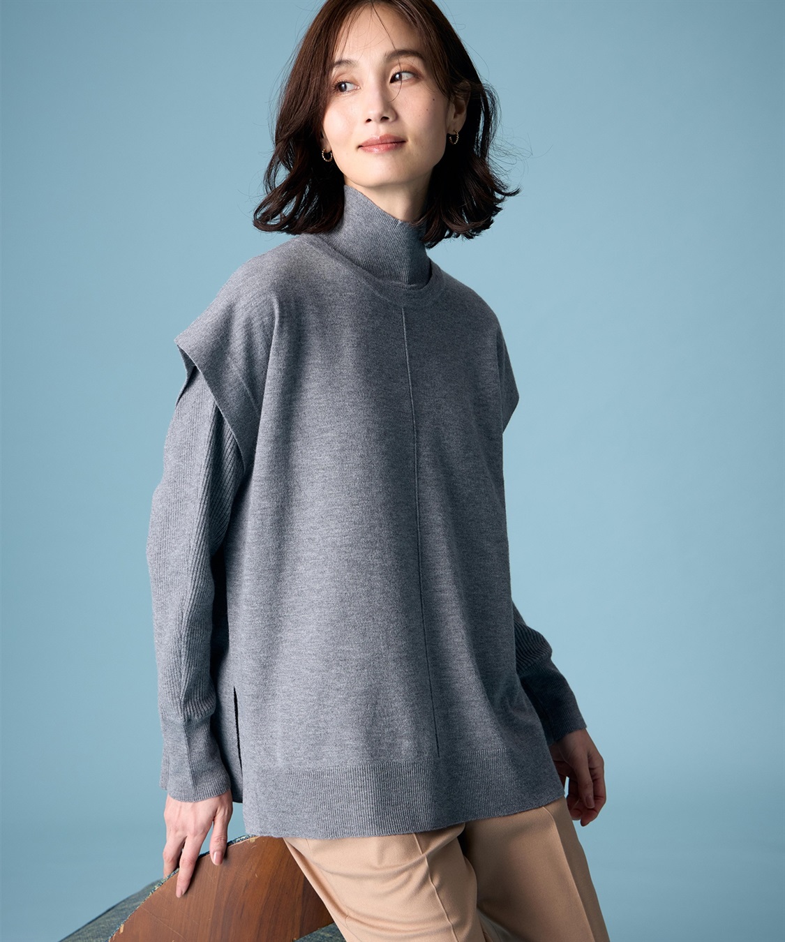 A/C DESIGN BY ALPHA CUBIC ニットアンサンブル_sub_19