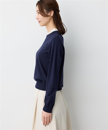 A/C DESIGN BY ALPHA CUBIC フリルカラードッキングプルオーバー【ウォッシャブル】_subthumb_3