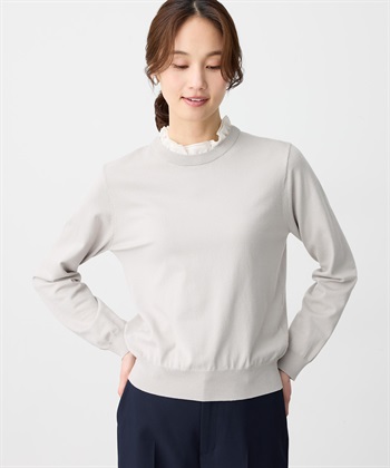 A/C DESIGN BY ALPHA CUBIC フリルカラードッキングプルオーバー【ウォッシャブル】_subthumb_5