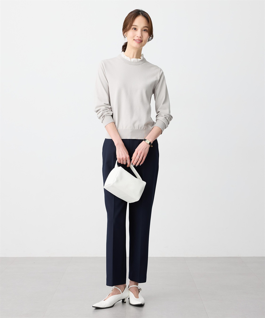 A/C DESIGN BY ALPHA CUBIC フリルカラードッキングプルオーバー【ウォッシャブル】_sub_7