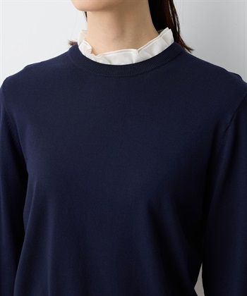 A/C DESIGN BY ALPHA CUBIC フリルカラードッキングプルオーバー【ウォッシャブル】_subthumb_11