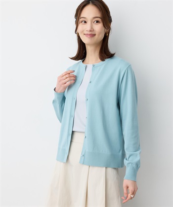 A/C DESIGN BY ALPHA CUBIC クルーネックニットカーディガン【ウォッシャブル】_subthumb_6