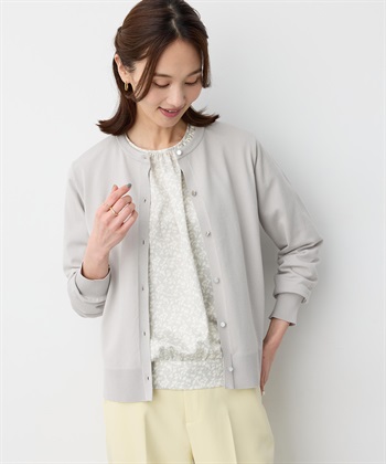 A/C DESIGN BY ALPHA CUBIC クルーネックニットカーディガン【ウォッシャブル】_subthumb_8