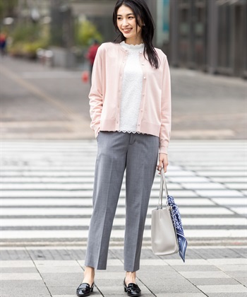 A/C DESIGN BY ALPHA CUBIC クルーネックニットカーディガン【ウォッシャブル】_subthumb_10