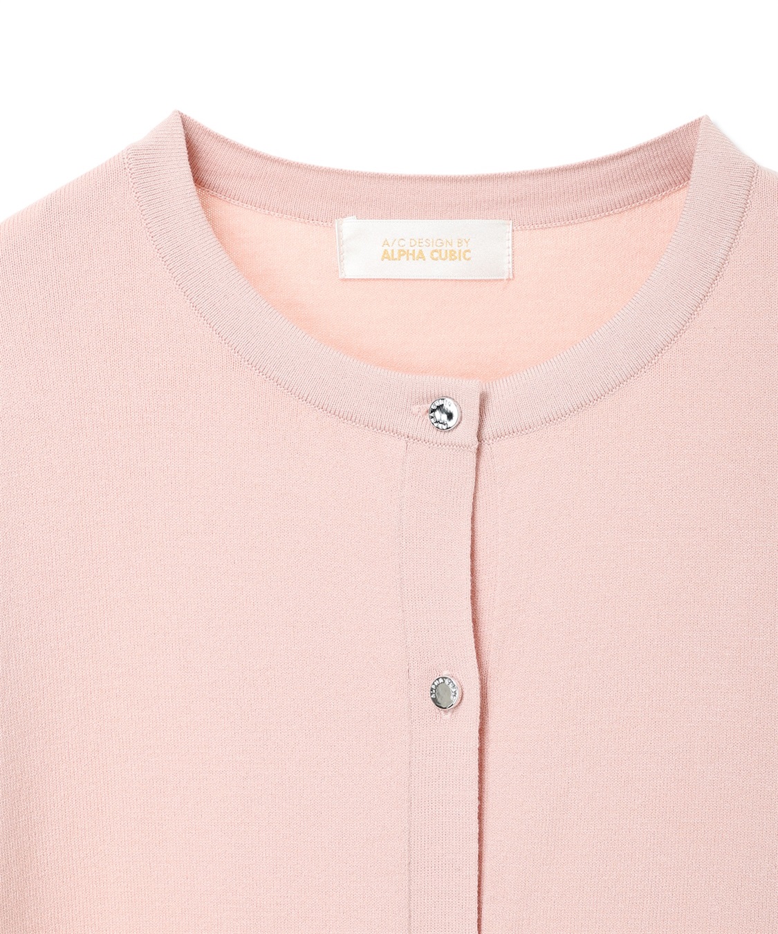 A/C DESIGN BY ALPHA CUBIC クルーネックニットカーディガン【ウォッシャブル】_sub_22