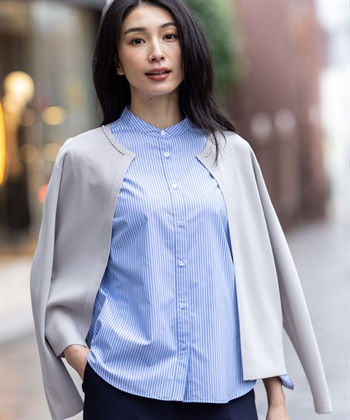 A/C DESIGN BY ALPHA CUBIC パールボタンカーディガン【ウォッシャブル】_subthumb_1