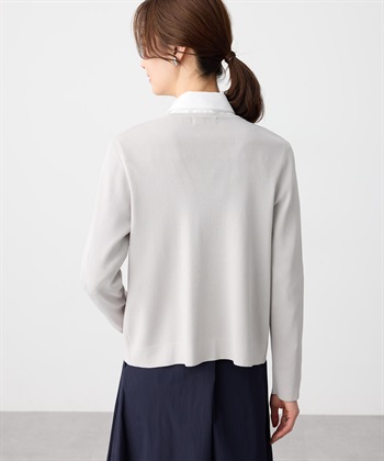 A/C DESIGN BY ALPHA CUBIC パールボタンカーディガン【ウォッシャブル】_subthumb_5