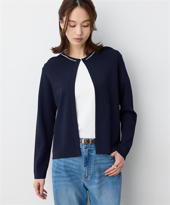 A/C DESIGN BY ALPHA CUBIC パールボタンカーディガン【ウォッシャブル】_subthumb_6