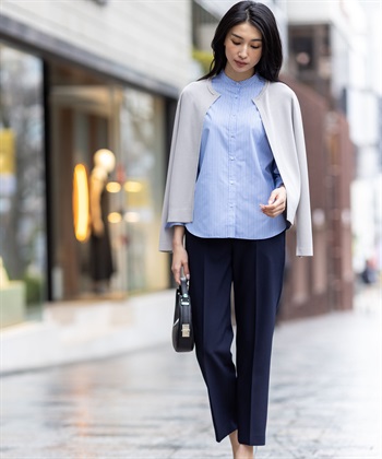 A/C DESIGN BY ALPHA CUBIC パールボタンカーディガン【ウォッシャブル】_subthumb_7