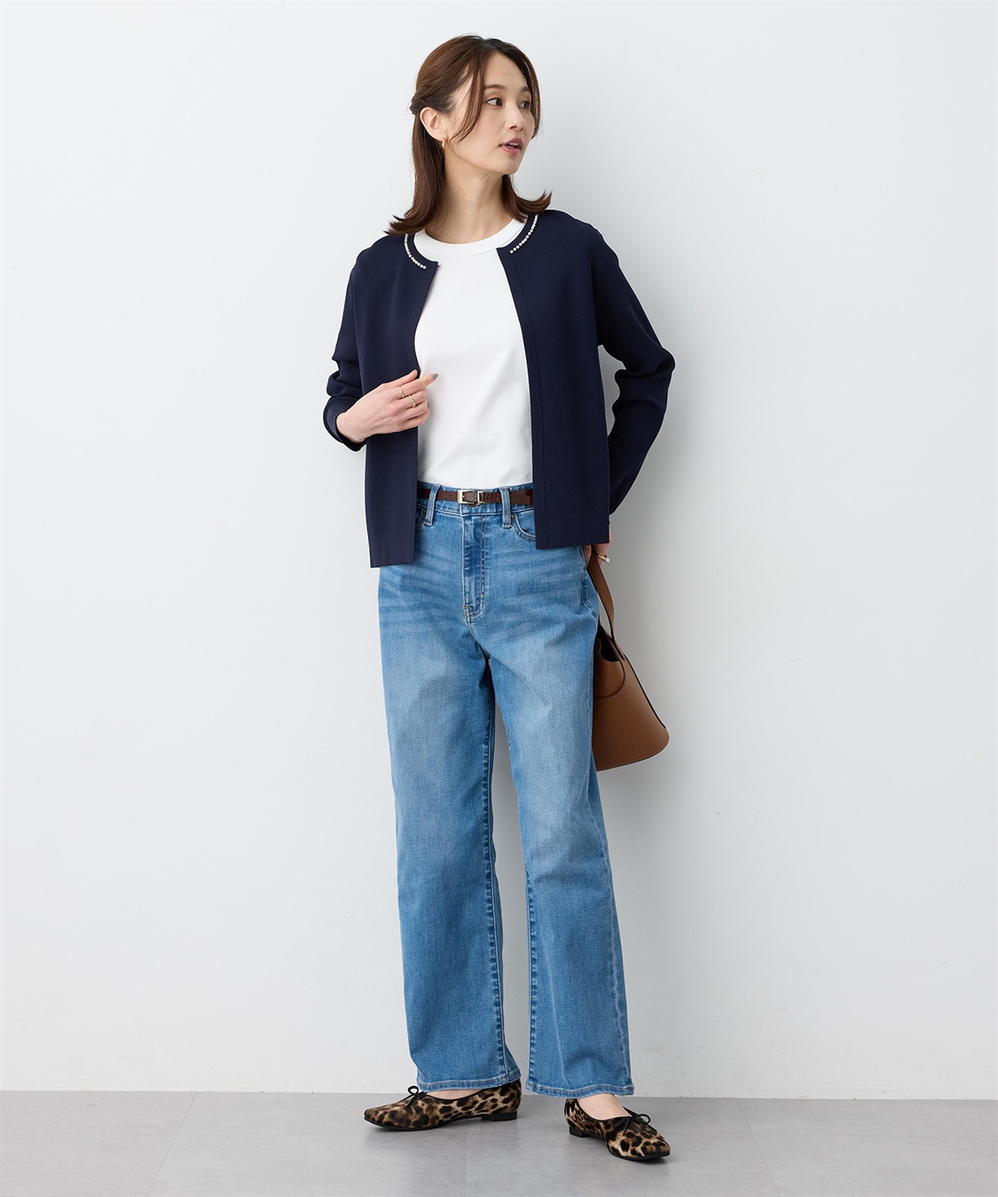 A/C DESIGN BY ALPHA CUBIC パールボタンカーディガン【ウォッシャブル】_sub_8