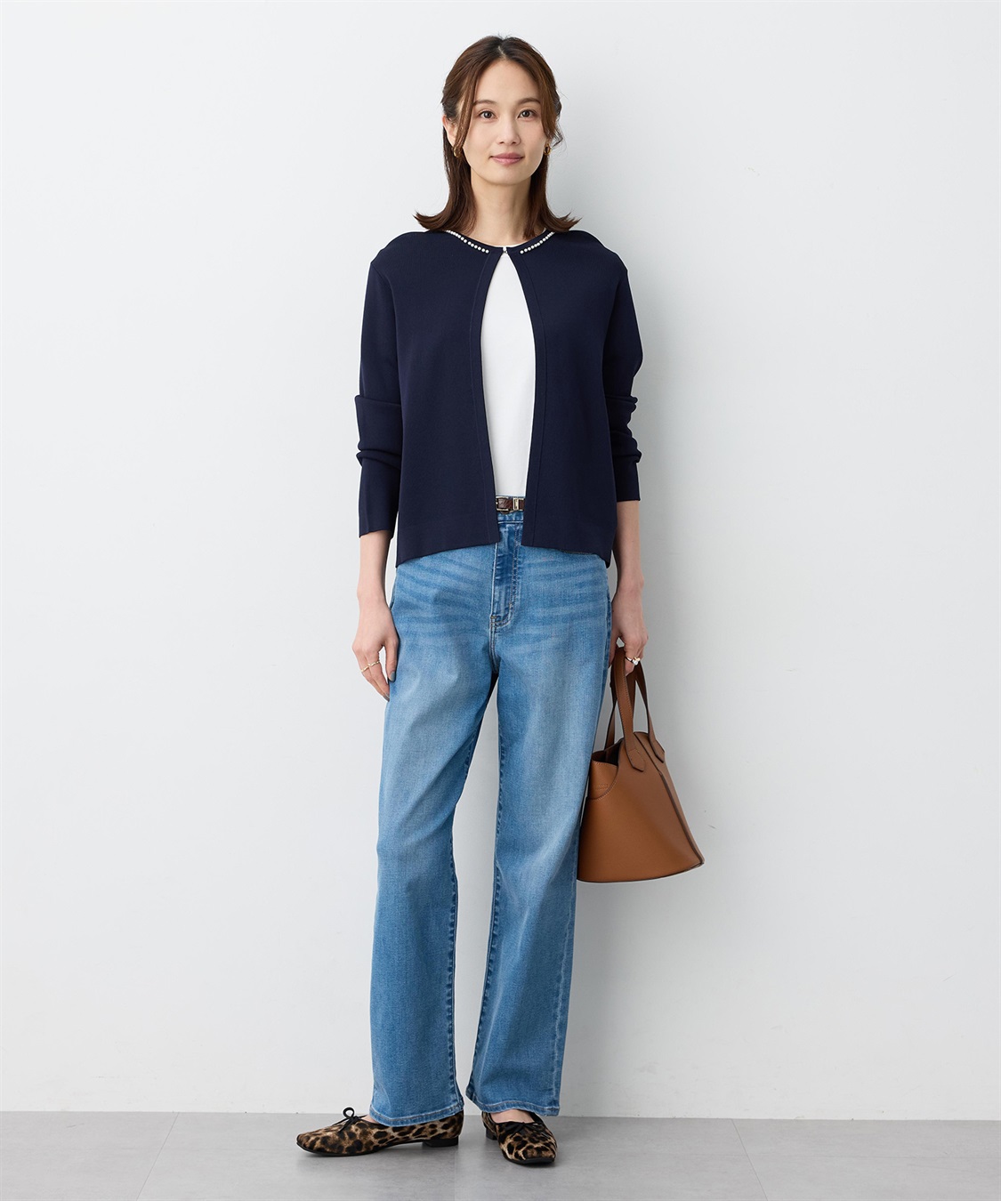 A/C DESIGN BY ALPHA CUBIC パールボタンカーディガン【ウォッシャブル】_sub_9