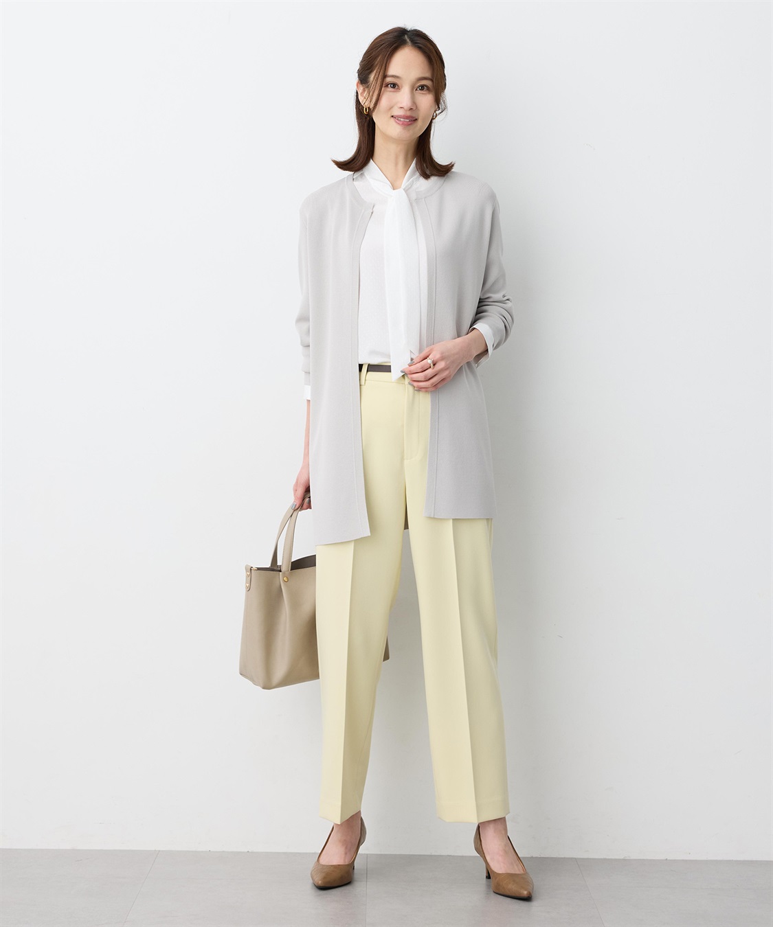 A/C DESIGN BY ALPHA CUBIC カラーラインコーディガン【ウォッシャブル】_sub_8