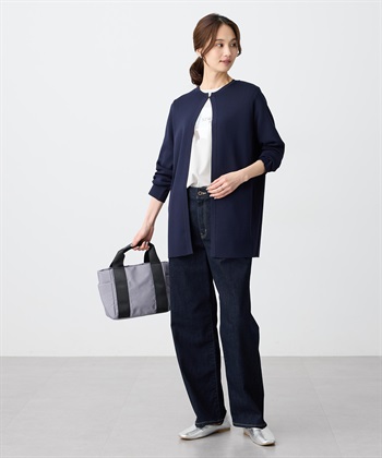 A/C DESIGN BY ALPHA CUBIC カラーラインコーディガン【ウォッシャブル】_subthumb_12