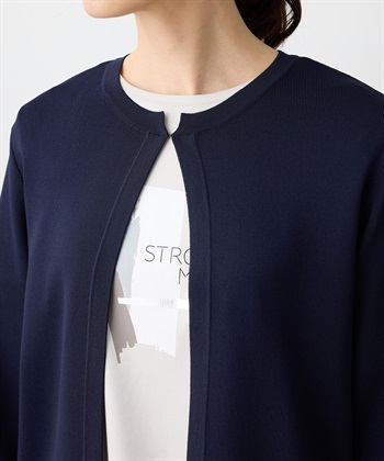 A/C DESIGN BY ALPHA CUBIC カラーラインコーディガン【ウォッシャブル】_subthumb_13