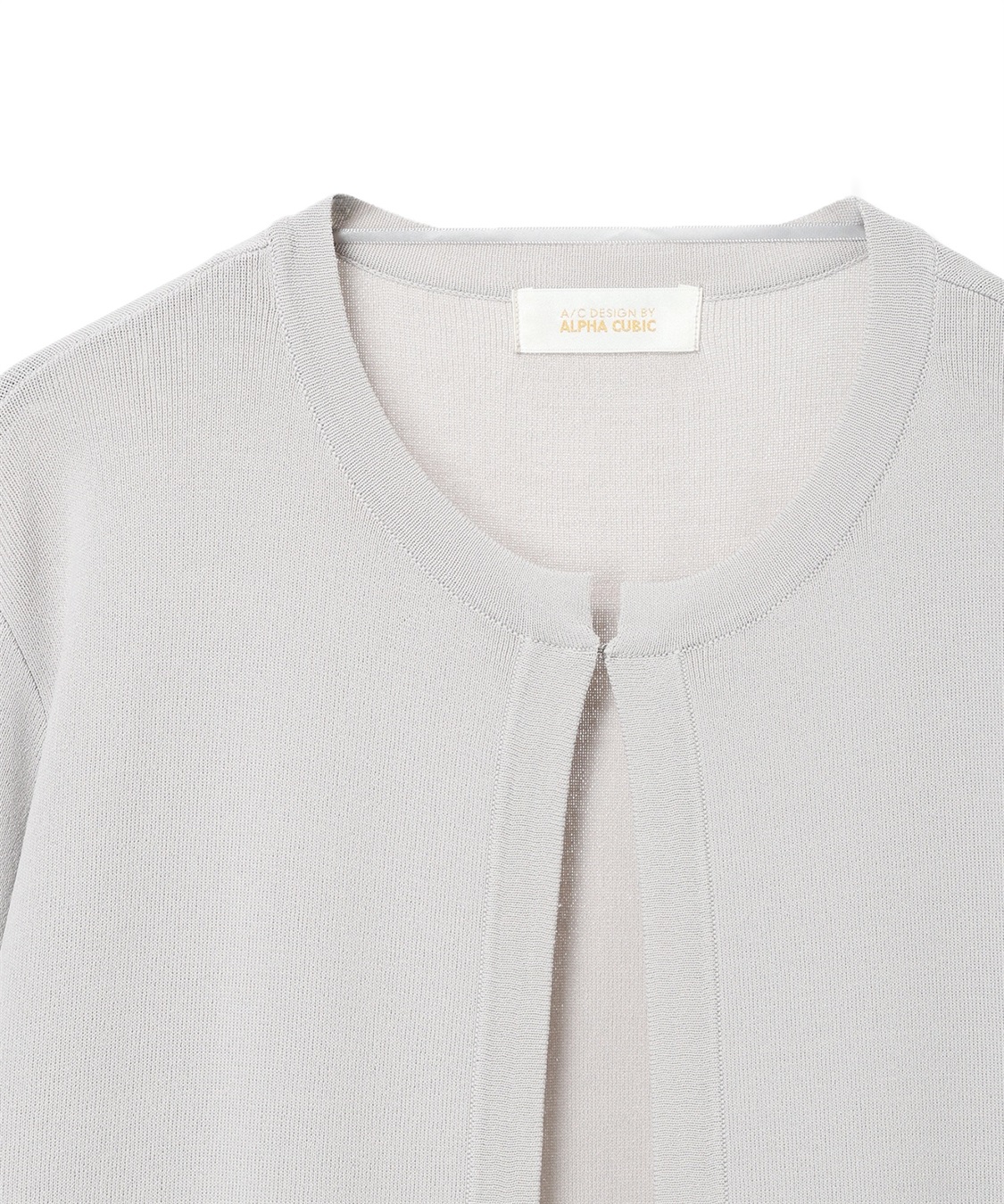 A/C DESIGN BY ALPHA CUBIC カラーラインコーディガン【ウォッシャブル】_sub_19