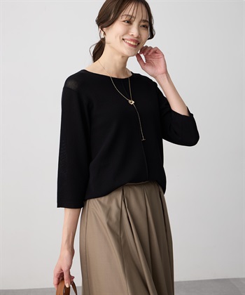 A/C DESIGN BY ALPHA CUBIC 裾シアー切替プルオーバー_subthumb_1