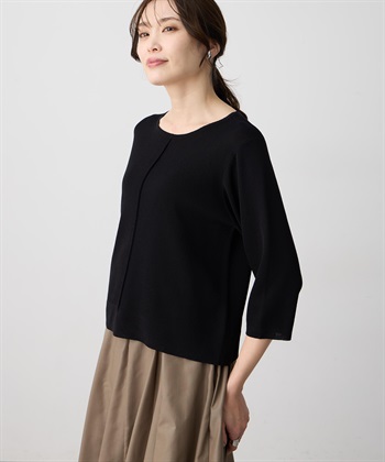 A/C DESIGN BY ALPHA CUBIC 裾シアー切替プルオーバー_subthumb_2