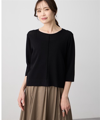 A/C DESIGN BY ALPHA CUBIC 裾シアー切替プルオーバー_subthumb_4