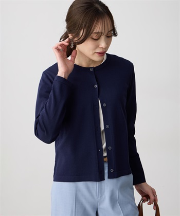 A/C DESIGN BY ALPHA CUBIC クルーネックカーディガン【接触冷感・UVカット・ウォッシャブル】_subthumb_11