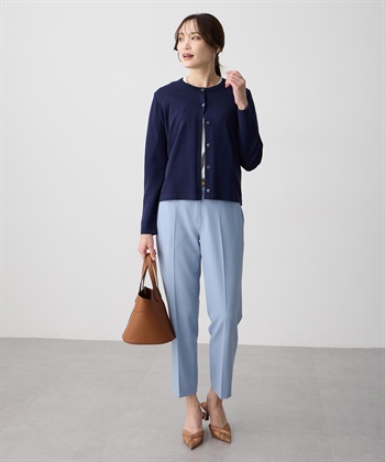 A/C DESIGN BY ALPHA CUBIC クルーネックカーディガン【接触冷感・UVカット・ウォッシャブル】_subthumb_12