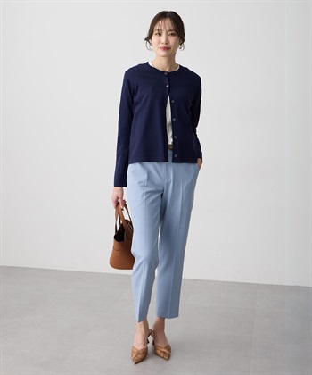 A/C DESIGN BY ALPHA CUBIC クルーネックカーディガン【接触冷感・UVカット・ウォッシャブル】_subthumb_13