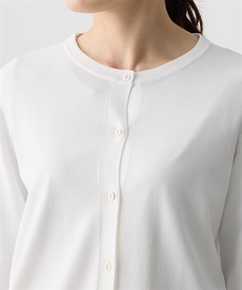 A/C DESIGN BY ALPHA CUBIC クルーネックカーディガン【接触冷感・UVカット・ウォッシャブル】_subthumb_19