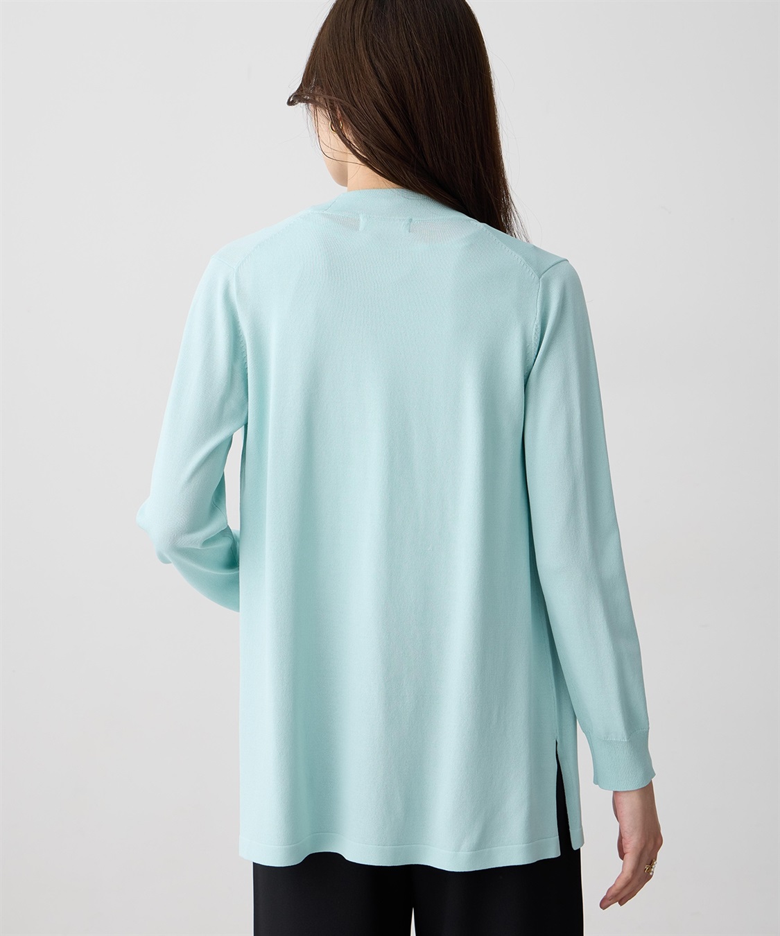 A/C DESIGN BY ALPHA CUBIC 着流しロングカーディガン【接触冷感・UVカット・ウォッシャブル】_sub_6