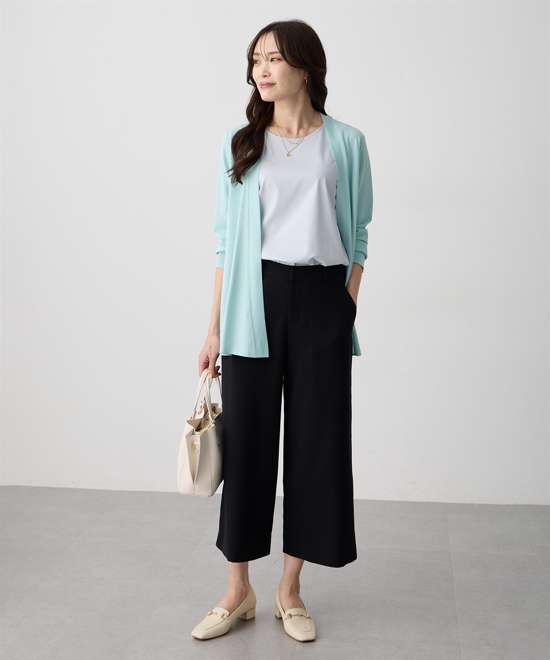 A/C DESIGN BY ALPHA CUBIC 着流しロングカーディガン【接触冷感・UVカット・ウォッシャブル】_sub_18