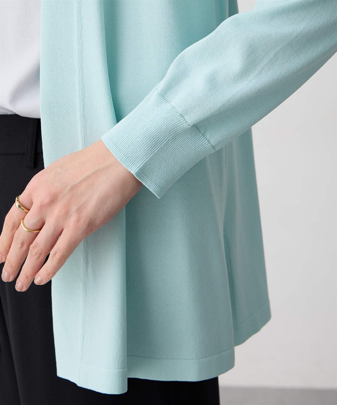 A/C DESIGN BY ALPHA CUBIC 着流しロングカーディガン【接触冷感・UVカット・ウォッシャブル】_sub_20