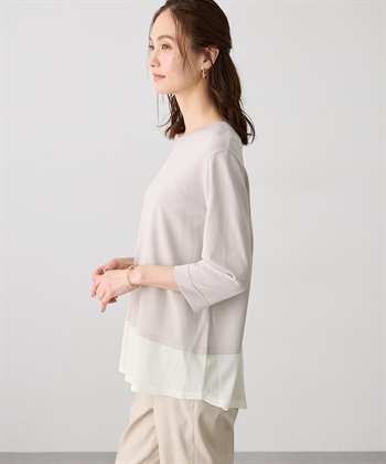 A/C DESIGN BY ALPHA CUBIC シアードッキングプルオーバー【ハンドウォッシャブル】_subthumb_1