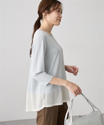 A/C DESIGN BY ALPHA CUBIC シアードッキングプルオーバー【ハンドウォッシャブル】_subthumb_3