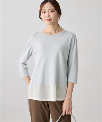 A/C DESIGN BY ALPHA CUBIC シアードッキングプルオーバー【ハンドウォッシャブル】_subthumb_4