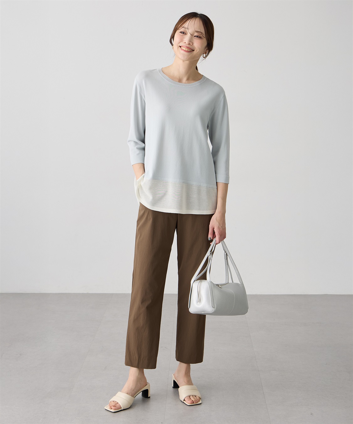 A/C DESIGN BY ALPHA CUBIC シアードッキングプルオーバー【ハンドウォッシャブル】_sub_5