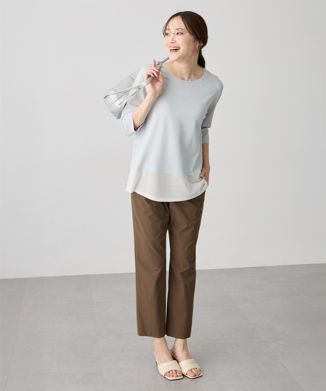 A/C DESIGN BY ALPHA CUBIC シアードッキングプルオーバー【ハンドウォッシャブル】_sub_6