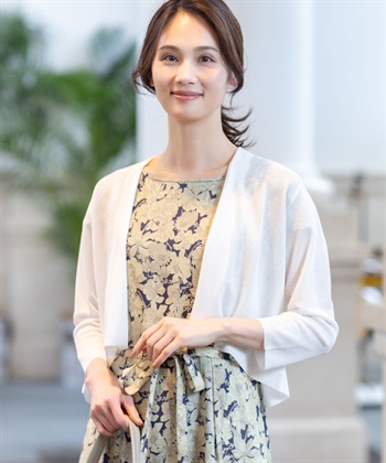 A/C DESIGN BY ALPHA CUBIC ボレロカーディガン【ハンドウォッシャブル】_subthumb_1