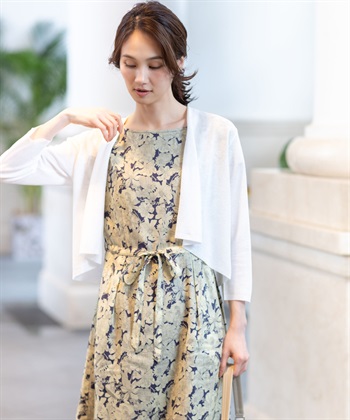 A/C DESIGN BY ALPHA CUBIC ボレロカーディガン【ハンドウォッシャブル】_subthumb_2