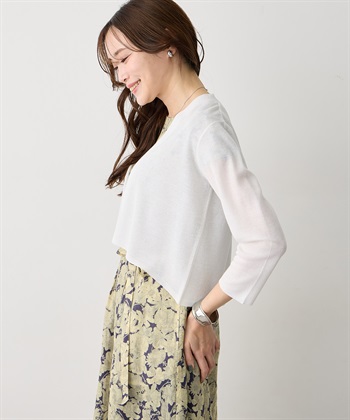 A/C DESIGN BY ALPHA CUBIC ボレロカーディガン【ハンドウォッシャブル】_subthumb_4