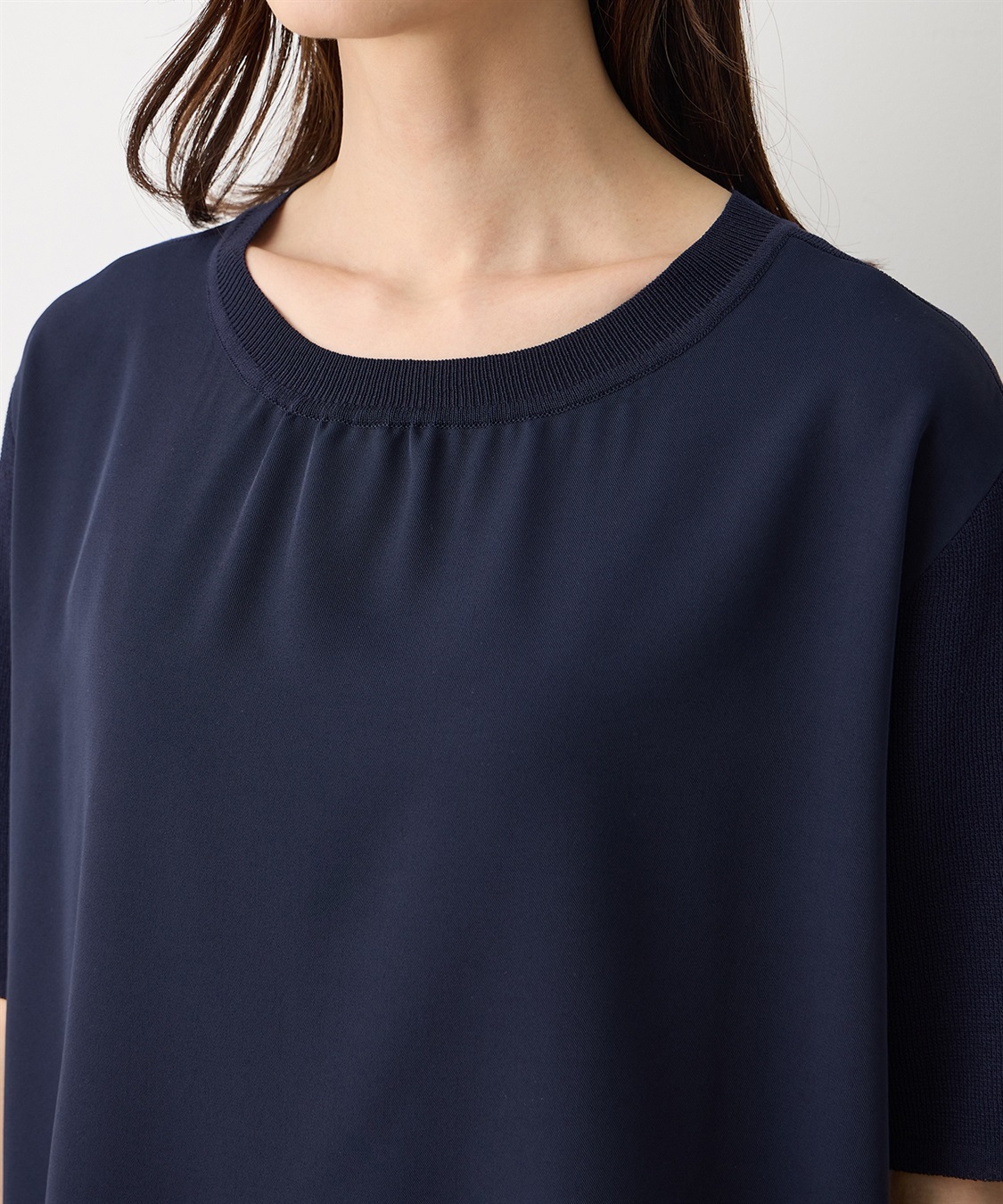 A/C DESIGN BY ALPHA CUBIC フロント切替ニットプルオーバー_sub_10