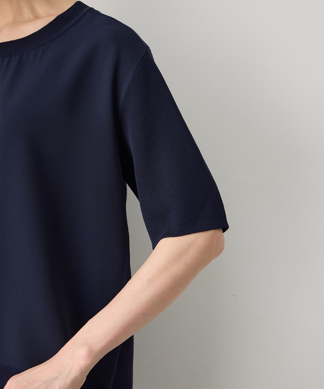 A/C DESIGN BY ALPHA CUBIC フロント切替ニットプルオーバー_sub_11